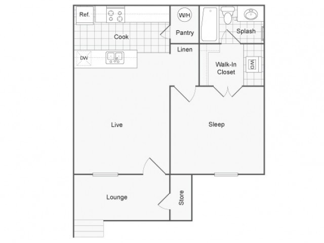 Unit AUCMDZ 5-341 floor plan